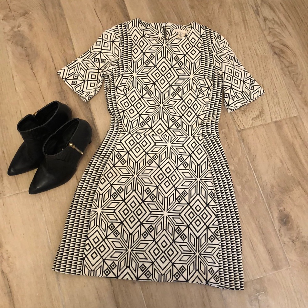 H&M Geo Sheath Dress